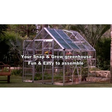 Canopia by Palram Snap and Grow 24-ft L x 8-ft W x 8.5-ft H Silver ...