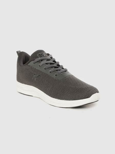 HRX by Hrithik Roshan Women Dark Grey Woven Design Flex Running Shoes ...
