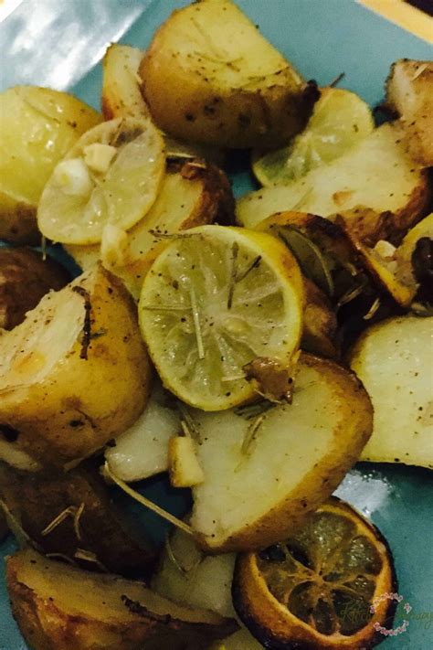 Roasted Rosemary Potatoes with Lemons – Kitchen therapy in