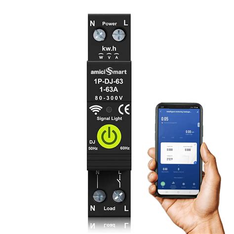 amiciSmart WiFi Bidirectional Energy Meter with Timer Switch | Over ...