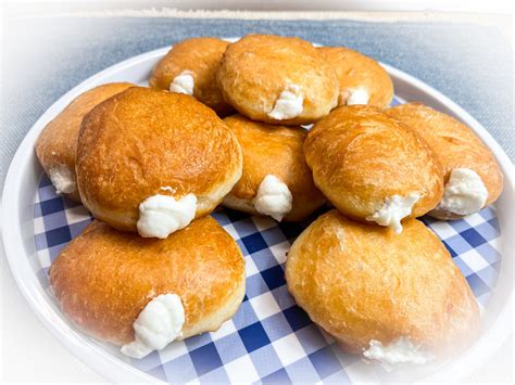 Cream Filled Donuts-Homemade - Catherine's Plates