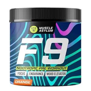 Muscle Asylum F9 Nootropic Pre Workout to assist with focus- 30 ...