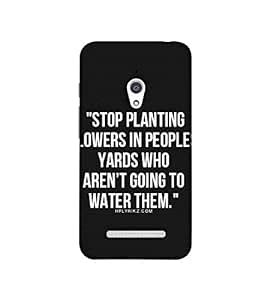 Fuson stop planting flowers in peoples yards Designer Back Case Cover ...