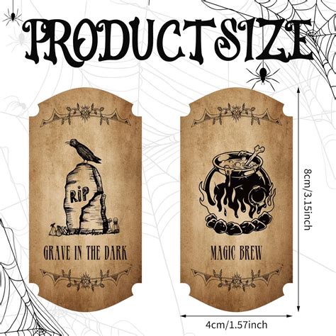 Jetec 120 Pcs Creepy Apothecary Bottle Labels Animal India | Ubuy