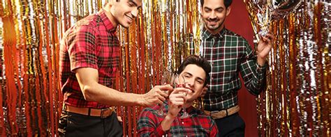 Checked clothes & accessories for men