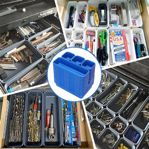 Buy 42 Pack Tool Box Organizer Tool Tray Dividers, Rolling Tool Chest ...