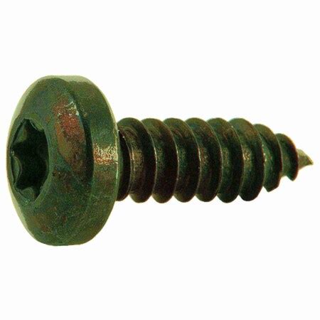 Midwest Fastener Sheet Metal Screw, #14 x 3/4 in, Black Steel Pan Head ...