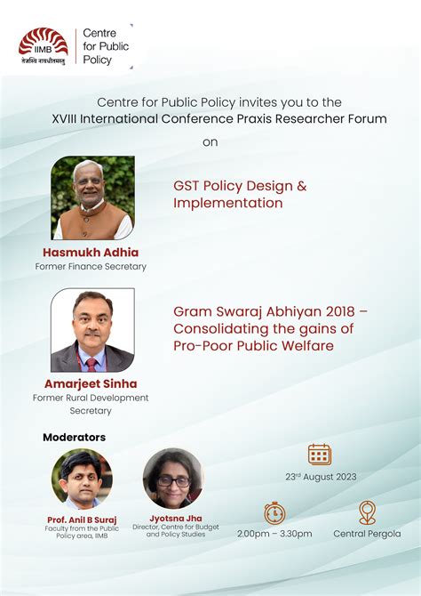 CPP International Conference on Public Policy & Management to kick off ...