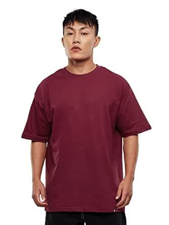 The Souled Store Solids: Rhubarba Men and Boys Oversized fit Burgundy ...