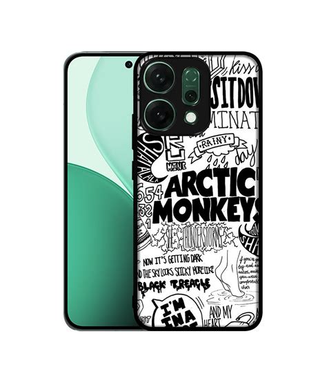 Casotec Arctic Monkeys Pattern Design Premium 2D Printed Metal Back ...