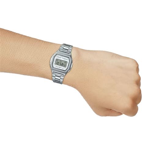 Casio D193 VINTAGE COLLECTION A1000D-7EF Silver Digital Unisex Watch ...