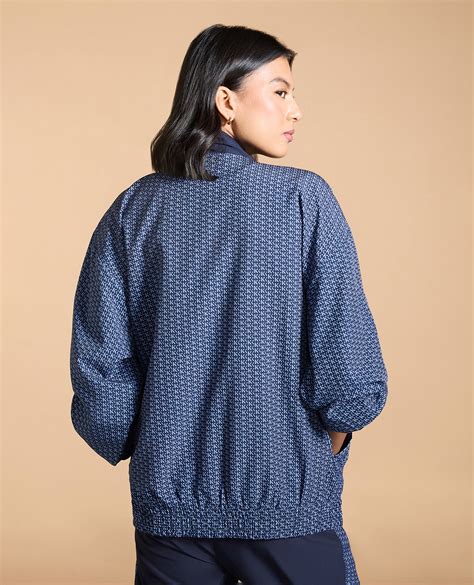 Oversized Printed Bomber Jacket – Kica Active