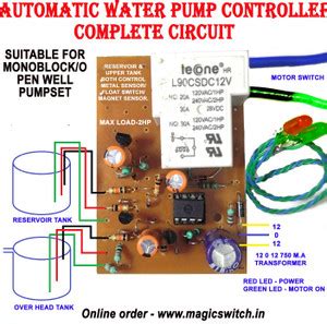 MAGIC SWITCH Pump Controller Circuit for monoblock motor Price in India ...
