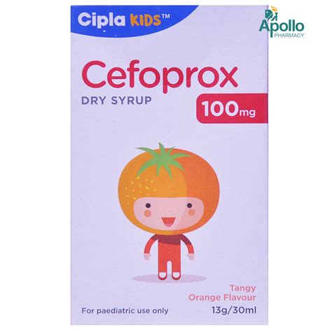 Cefoprox 100 mg Dry Syrup 30 ml Price, Uses, Side Effects, Composition ...