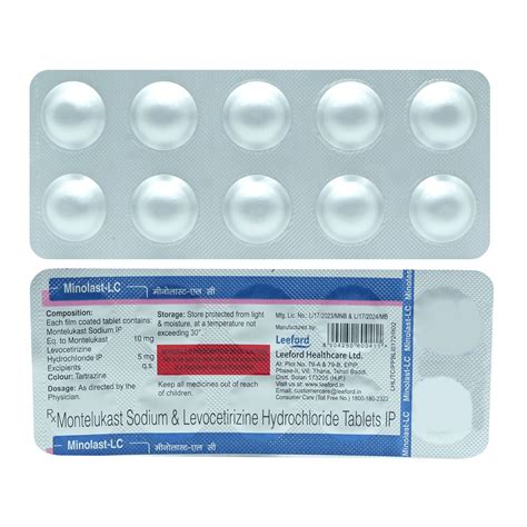 Minolast-LC Tablet | Uses, Side Effects, Price | Apollo Pharmacy