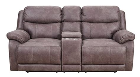 Buy MStar Hunter Lay Flat Dual Reclining Loveseat with Dual Power ...