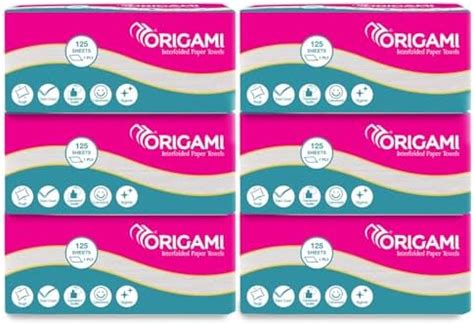 Origami 1 Ply Interfolded Eco Friendly Paper Towel Tissues : Amazon.in ...