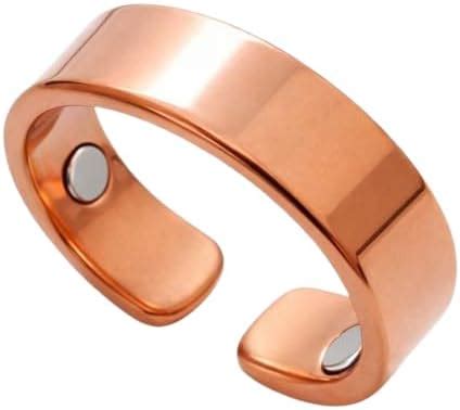 Buy R C Copper Magnetic Ring for Arthritis Relief, Adjustable Size for ...
