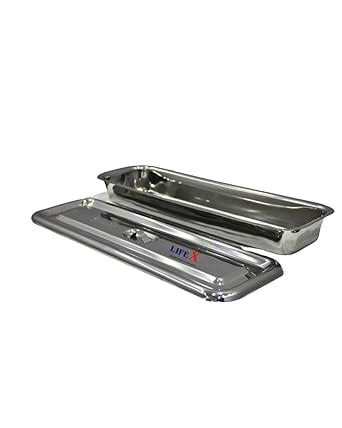 LIFEX Instrument Tray 16" x 4" (with cover) | Catheter Tray | Stainles ...