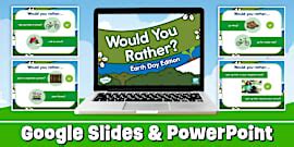 Earth Day Informational PowerPoint & Google Slides for K-2nd