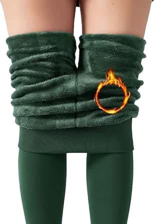 Buy Alexvyan Green Fleece Footed Legging with Extra Confort & More ...