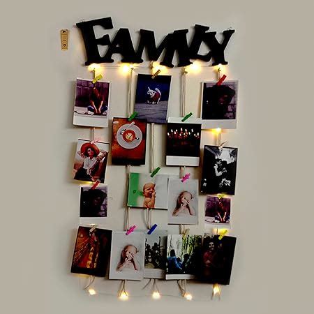 VAH Moment with Lightdesign Hanging Photo Display Picture Frame Collage ...
