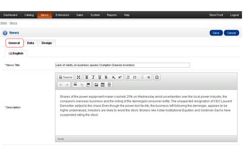 Opencart - News/ Artical/ Blog (1.5.x and 2.x)