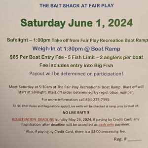 Annual Bass Tournament , Fairplay Recreation, Fair Play, 1 June 2024 ...