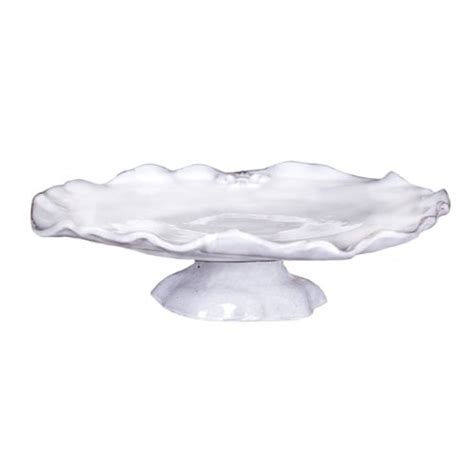Buy Abigails Fleur De Lis White Footed Cake Tray Online at Low Prices ...