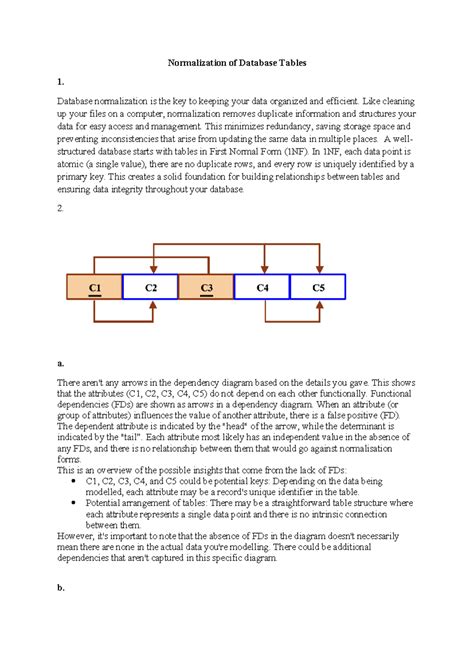 Normalization of Database Tables - Database normalization is the key to ...