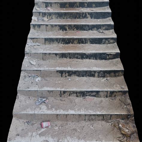 Dirty Stairs | FREE Stairs models | BlenderKit