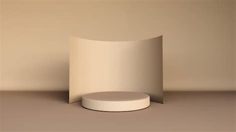 Minimal background, mock up scene with podium for product display. 3d ...