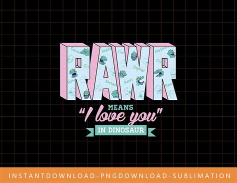 Rugrats Rawr Means I Love You In Dinosaur png, sublimate, di - Inspire ...