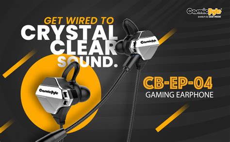 Cosmic Byte CB-EP-04 Gaming Headphones Wired in Ear Earphone with ...