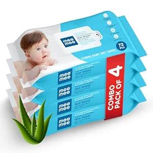 Buy Mee Mee Baby Gentle soft Moisturing Wet Wipes with Aloe Vera ...