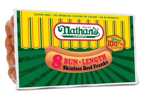 Nathan's Nathan's Famous Original All Beef Hotdogs, 24 Pack India | Ubuy