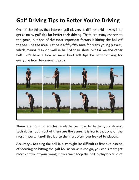Golf Driving Tips 的图像结果