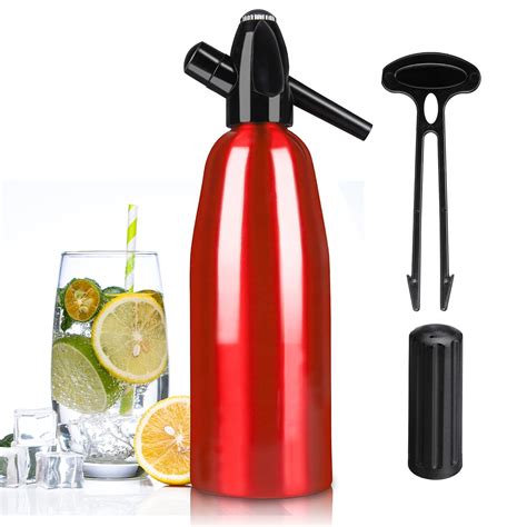 Amazon.com: Soda Siphon, 1L Carbonated Water Machine, Soda Maker ...