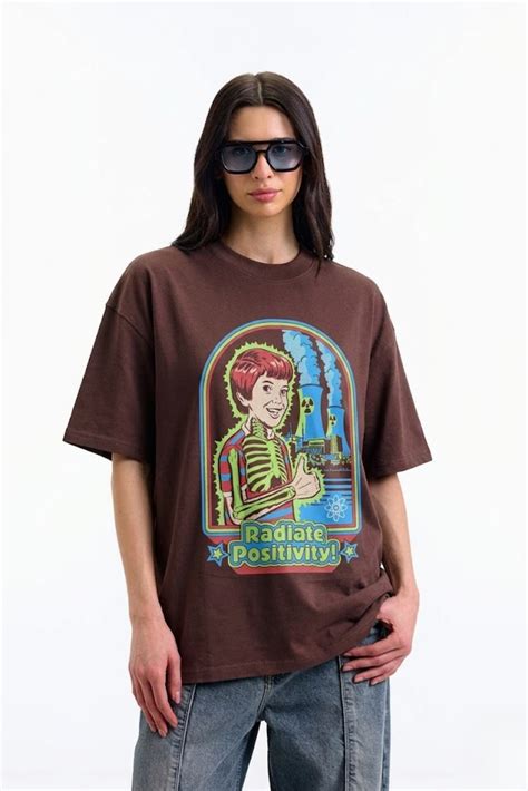 Buy Radiate Positivity Oversized T-Shirt | BonkersCorner