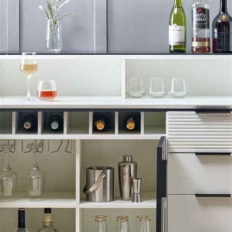 Buy Sterling Bar Cabinet - White from Home Centre at just INR 29999.0