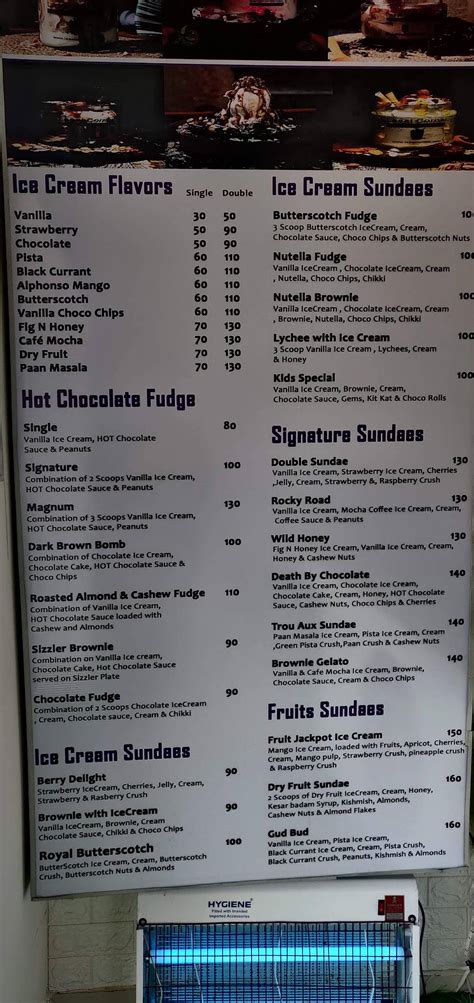 Menu at The Lassi Corner, Shankarpur