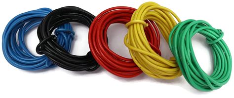 ILT Single Core Breadboard Jumper Hookup Wire, 22 Gauge, 5 Colors ...