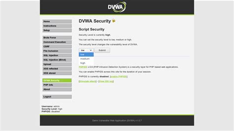 SQL injection. Metasploitable. DVWA — Teletype