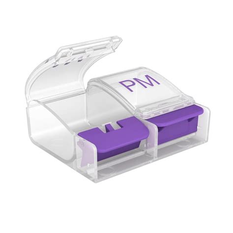 Ezy Dose 1 Day AM/PM Push Button Pill Reminder : Amazon.in: Health ...