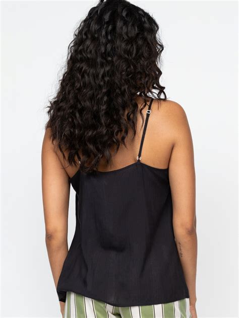 Cyberjammies Nancy Modal Cami Pyjama Top, Black