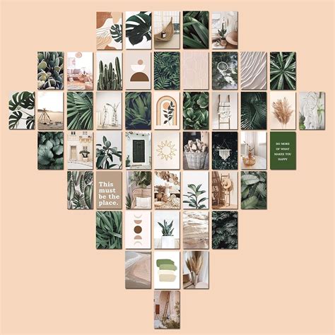 Buy Wall Collage Kit Aesthetic Pictures Boho Wall Decor,Photo Collage ...