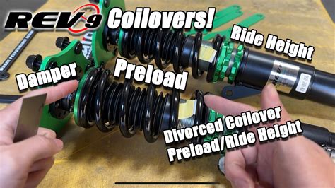 Rev9 Coilovers Installation/Adjustment Guide 2023 | Camber Plate | Hei ...