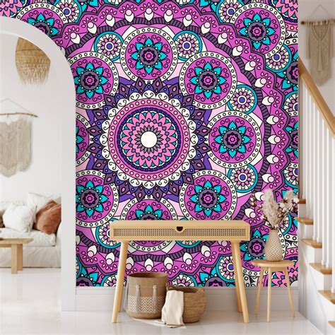 Choromatic Mandala Wallpaper – Myindianthings