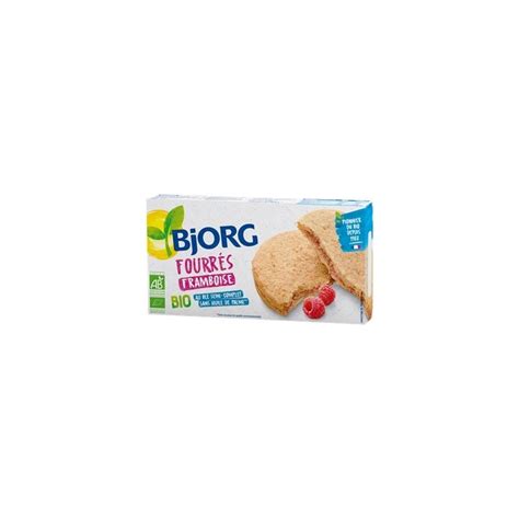 Bjorg Raspberry Filled Cookies 175g