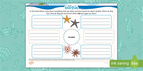 Starfish Mind Map